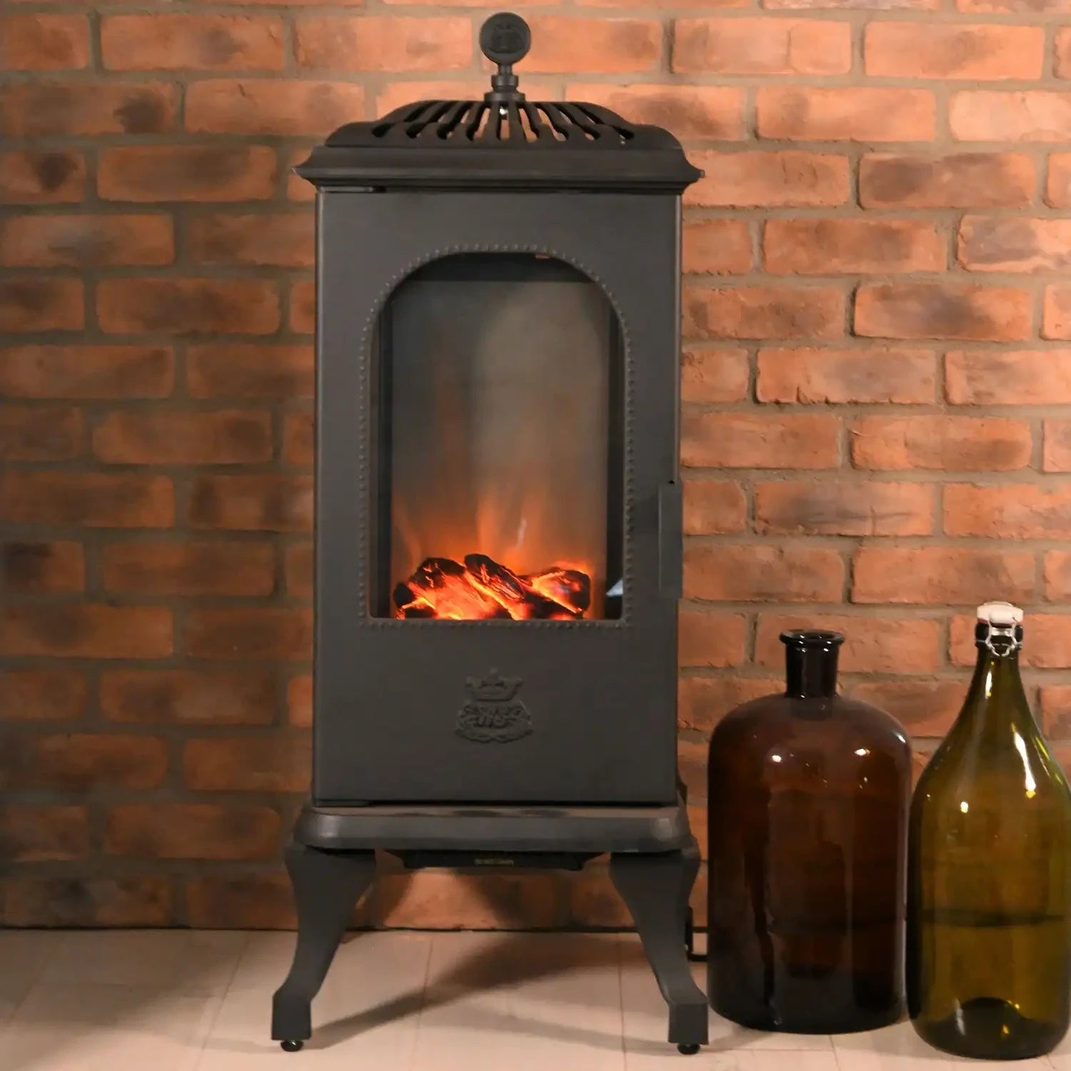 Victoria Electric Fireplace - Cast Iron