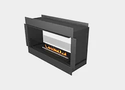 See though bioethanol fireplace