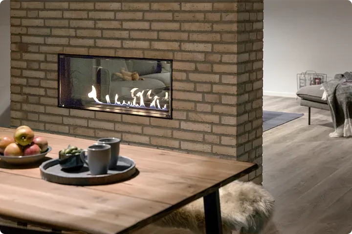 See-through bioethanol fireplace cover image