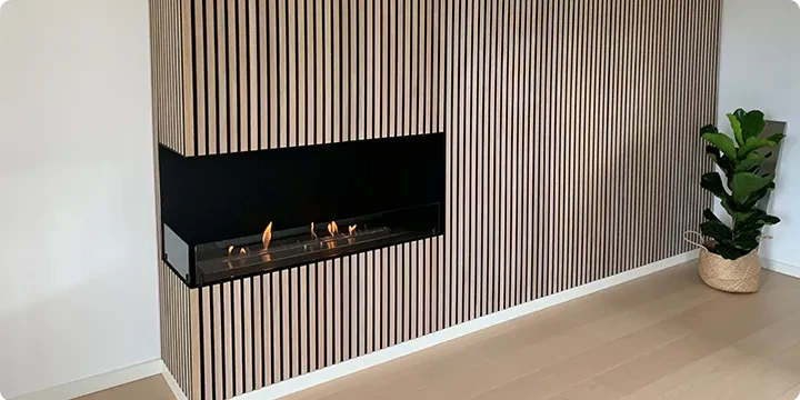 Built-in corner bioethanol fireplace cover image for mobile