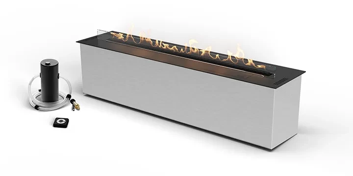 Remote controlled bioethanol burner cover image for mobile