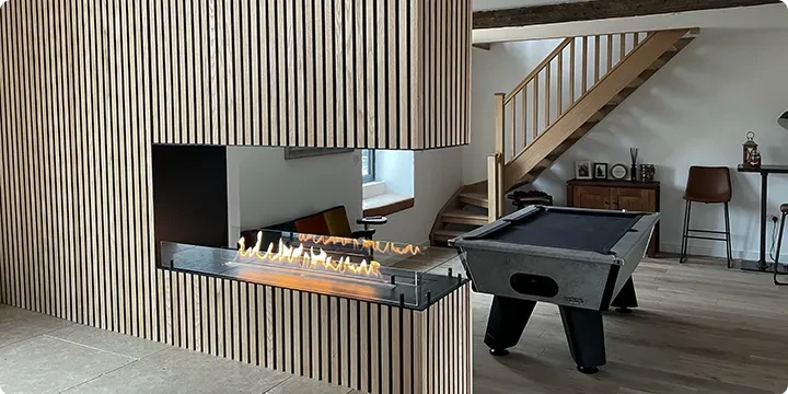 3-sided room divider bioethanol fireplace cover image for mobile