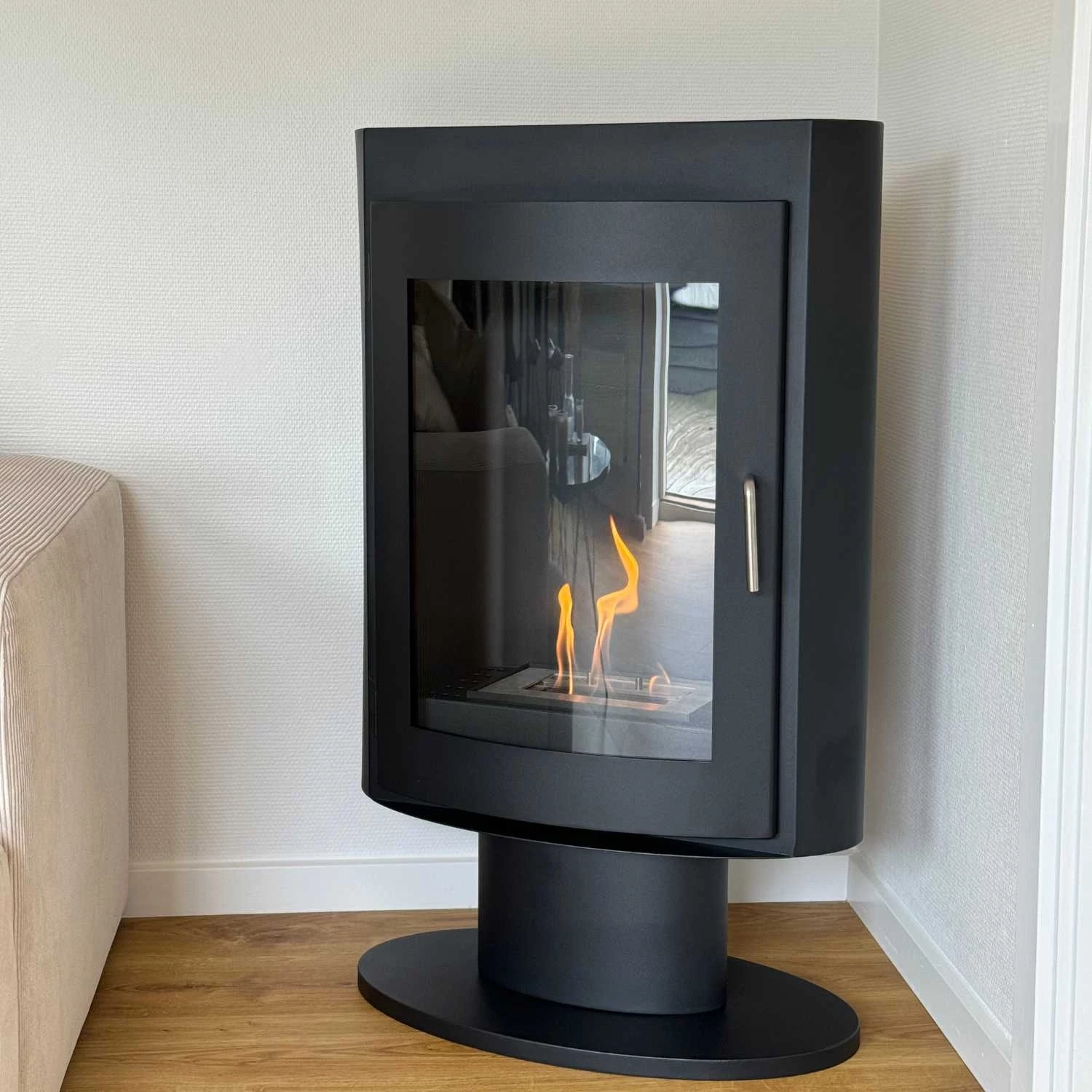 Ethanol fires with Door