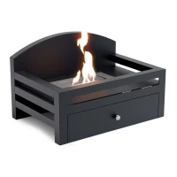 ScandiFlames Kingston Freestanding Biofireplace Insert for Existing Fireplaces