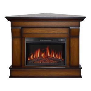 Artiflame Albion Corner AF23S Oak Antique Electric Fireplace