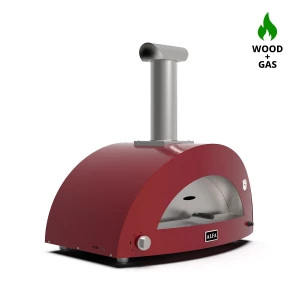 Moderno 3 Pizze Red - Hybrid Fueled Pizza Oven