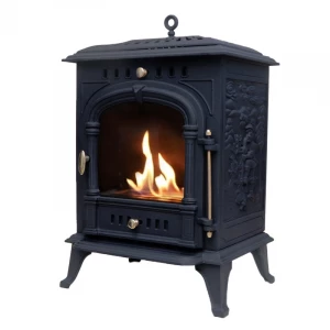 ScandiFlames Berger - Free-standing bioethanol fireplace in cast iron construction