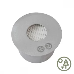 Small round burner in steel - Ø: 15 cm