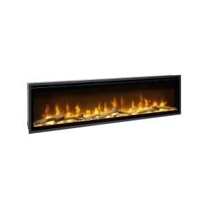 Dimplex Ignite Evolve 60 - Electric fireplace with tumbled glass and driftwood