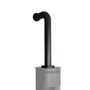 False flue with bend for biofireplaces - 100 cm