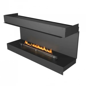 Three-sided Planika Bioethanol Fireplace