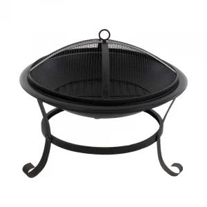 Atlanta firepit in black