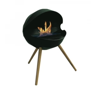 Nordlys Denmark Eclipse Floor Green - Freestanding bioethanol fireplace