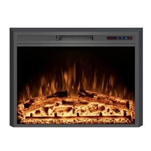 ScandiFlames Electric Pyrope 77 cm Fireplace Insert for Wall Mounting or Old Fireplace