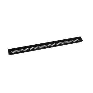 Ventilation Grille Black - 80x7.6 cm - 210 cm²