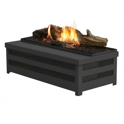 Freestanding Bioethanol Fireplace For Floor Table Or Shelf