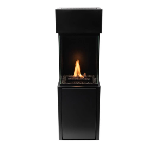 Planika Arcticon Black - Free-standing automatic BEV fire