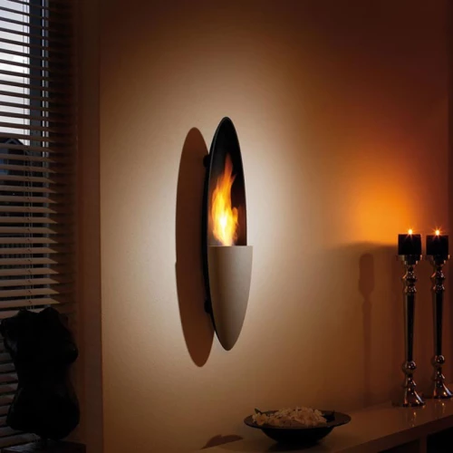 Safretti Prometheus PB black bio fire| Bioethanol Fireplace