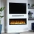 Dimplex Ignite Evolve 74 - Electric fireplace with tumbled glass and driftwood