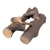 8 pcs. of born wood logs for decoration of a bioethanol fireplace