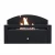 ScandiFlames Kingston Freestanding Biofireplace Insert for Existing Fireplaces