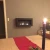 Super simple and sleek black bioethanol fireplace for wall mounting