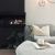 Built-In Right-facing Corner Bio Fireplace 85 cm