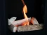 Accessory Set for Bioethanol Fireplaces - Decorative Wood, Glow Flame, Lighter, and Funnel