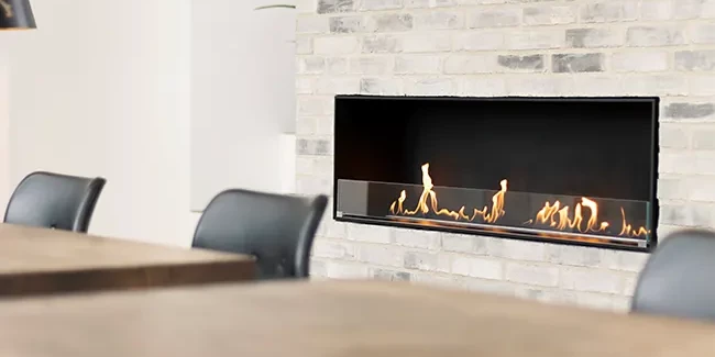 Decoflame Montreal built-in bioethanol fireplace cover photo