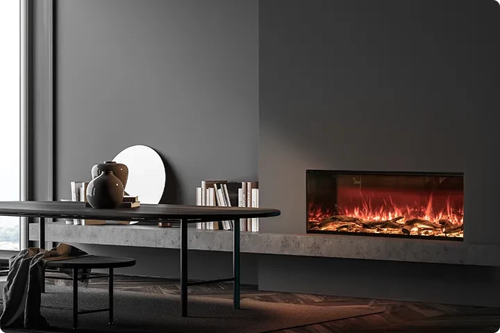 1-Sided Built-in Inset Electric Fires