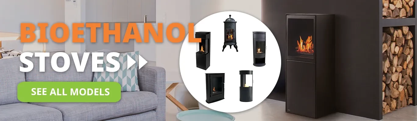 Bioethanol fireplace stoves slider image