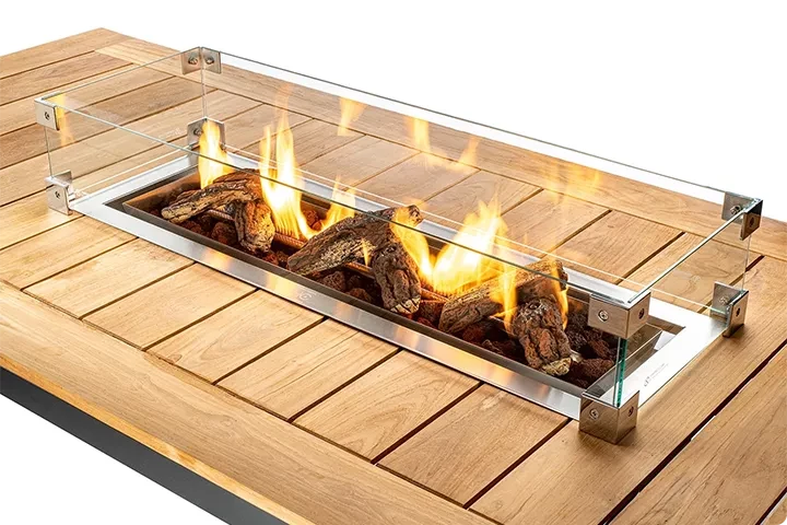 Outdoor gas fire inserts for Do-It-Yourself projects