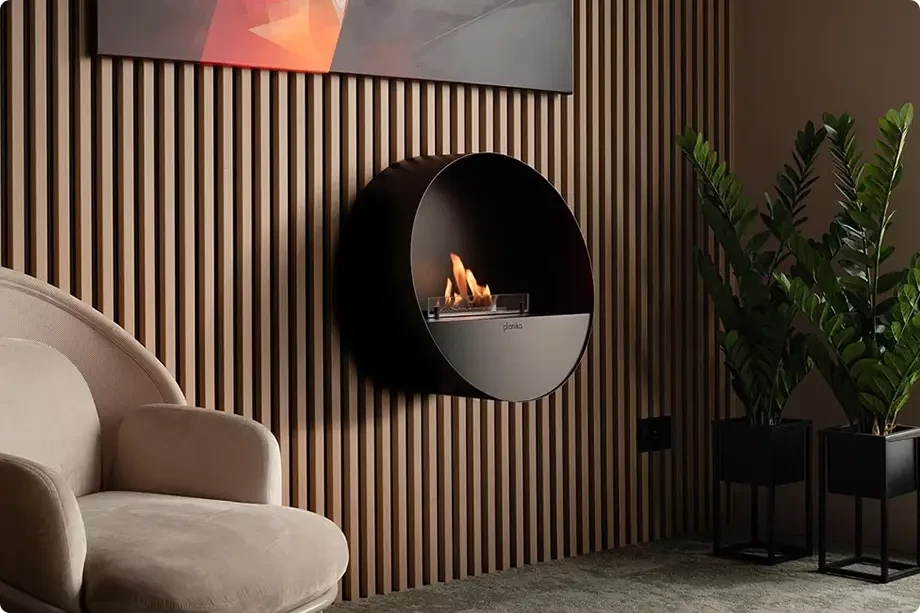 Installation of a Wall Mounted Fireplace