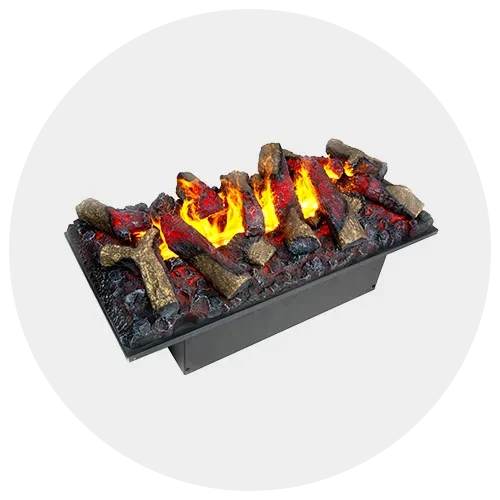 Water vapour fireplace accessories