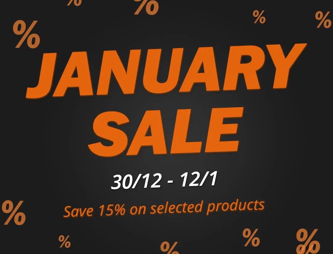 January Sale 2025 mobile banner